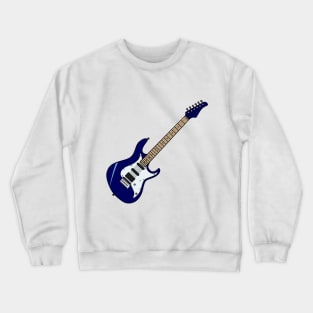 Electric guitar cartoon illustration Crewneck Sweatshirt